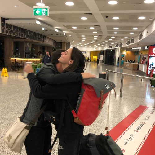 Muni arrived in Australia